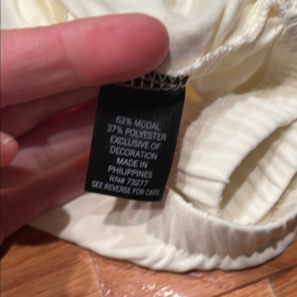 Simply Vera Vera Wang Ivory Blouse - Picture 6 of 7